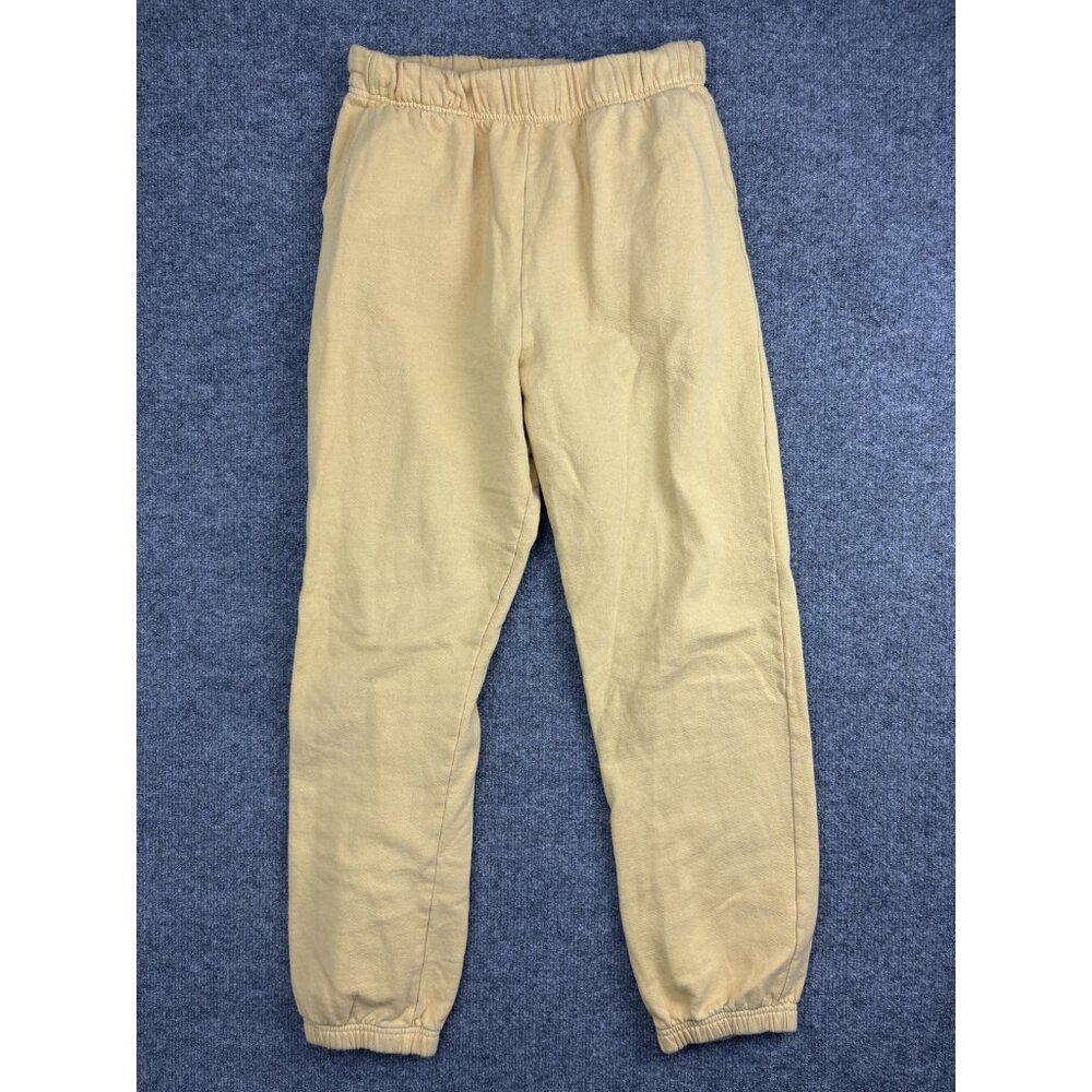 Billabong Sweatpants Womens Medium Tan Fleece Joggers‎ Elastic Waist Loungewear